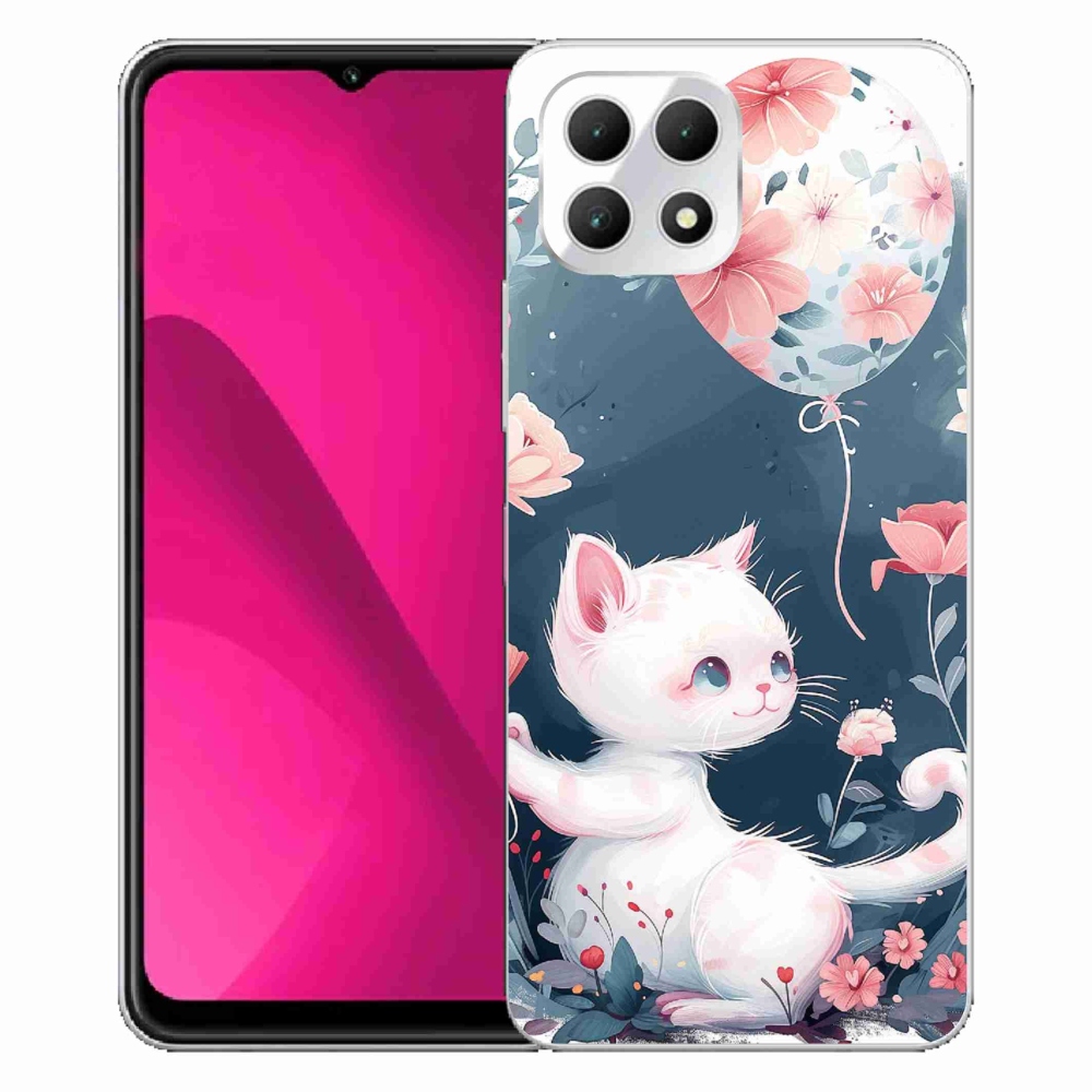 Zselés borítás mmCase a T-Mobile T Phone 2 készülékhez - cica lufival