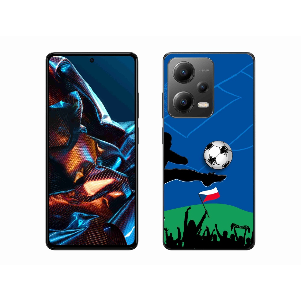 Gél borítás mmCase a Xiaomi Redmi Note 12 Pro 5G-hez - futballszurkolók számára
