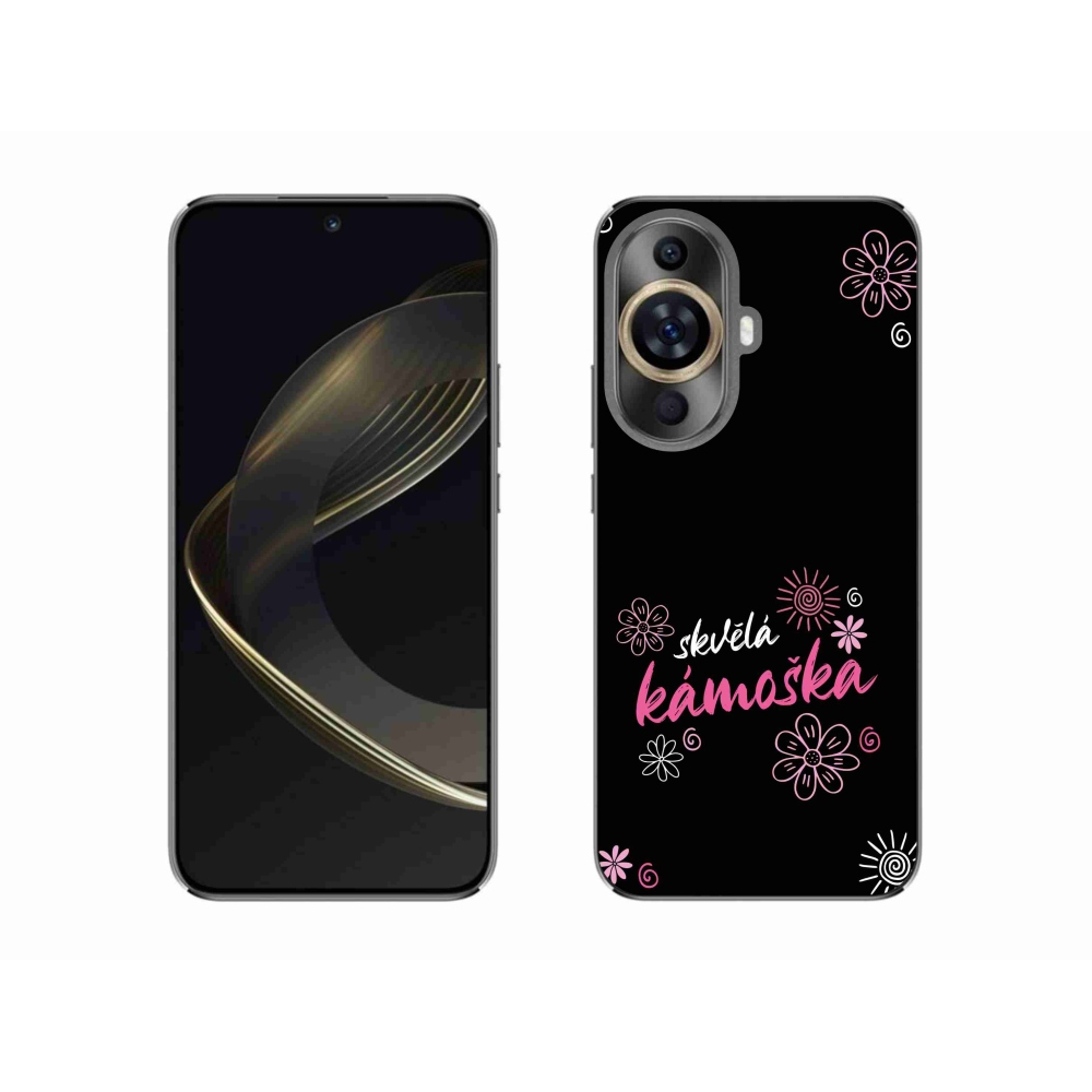 Gél borító mmCase a Huawei Nova 11-en - nagyszerű haver fekete háttérrel