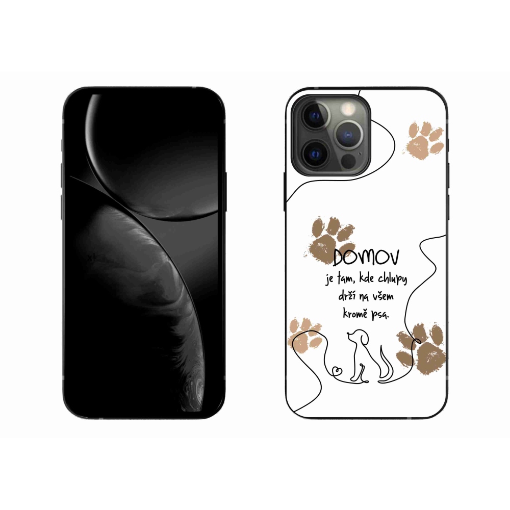 Gél borítás mmCase iPhone 13 Pro Max 6.7 készülékhez - kutyamotívum fehér háttérrel