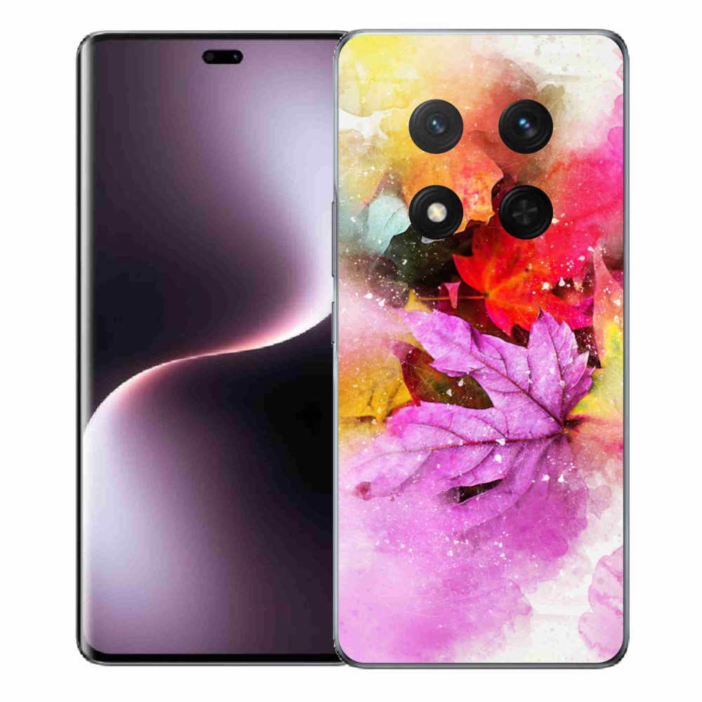 Gél borítás mmCase a Honor Magic 7 Lite 5G számára - színes levelek