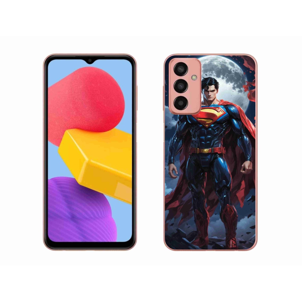 Gél borítás mmCase Samsung Galaxy M13 készülékhez - superman