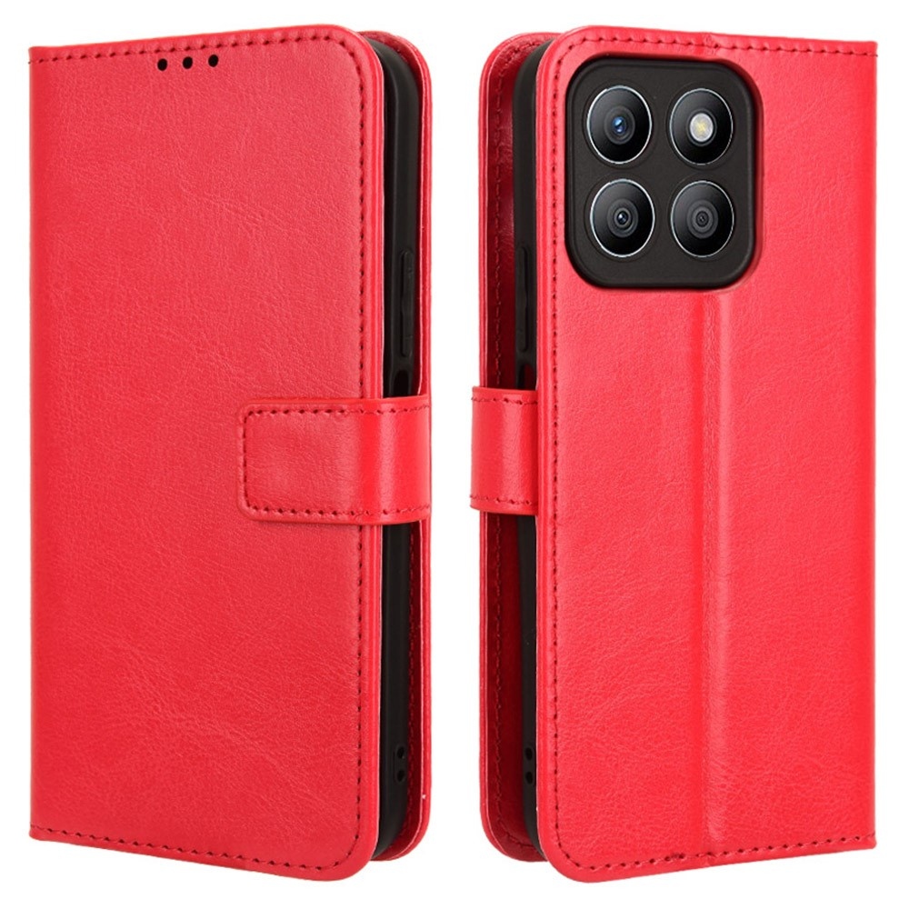 Őrült könyv tok a Honor X8c-hez - piros