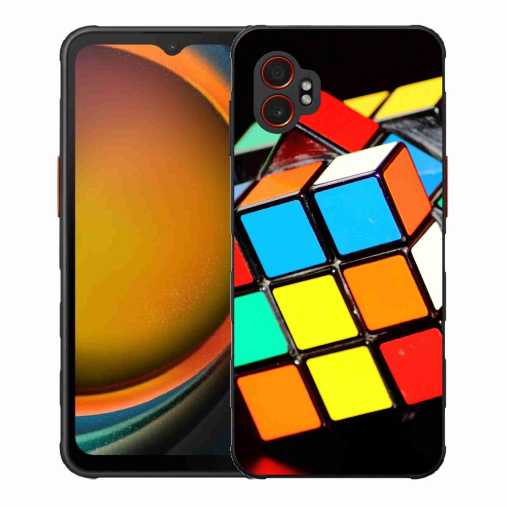 Gél borítás mmCase Samsung Galaxy Xcover 7 Pro készülékhez - Rubik-kocka