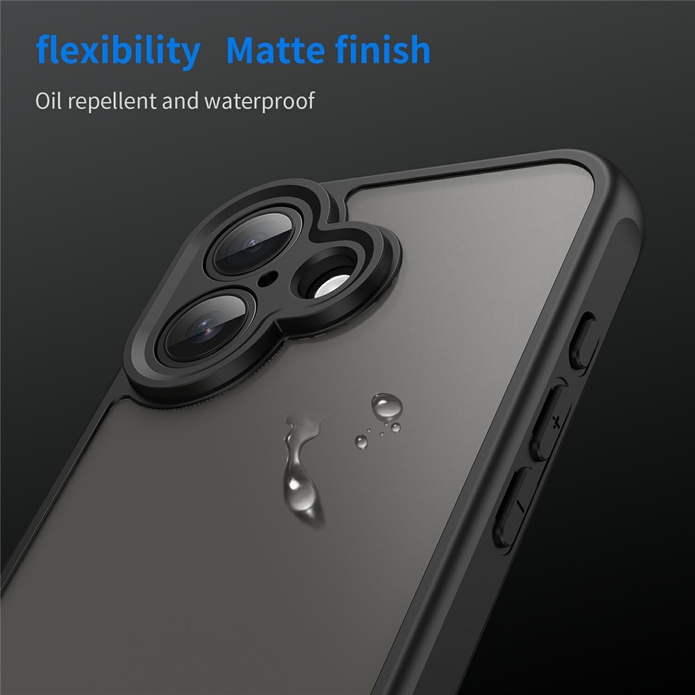 Proof gél tok fix hátlappal iPhone 17 készülékhez - fekete