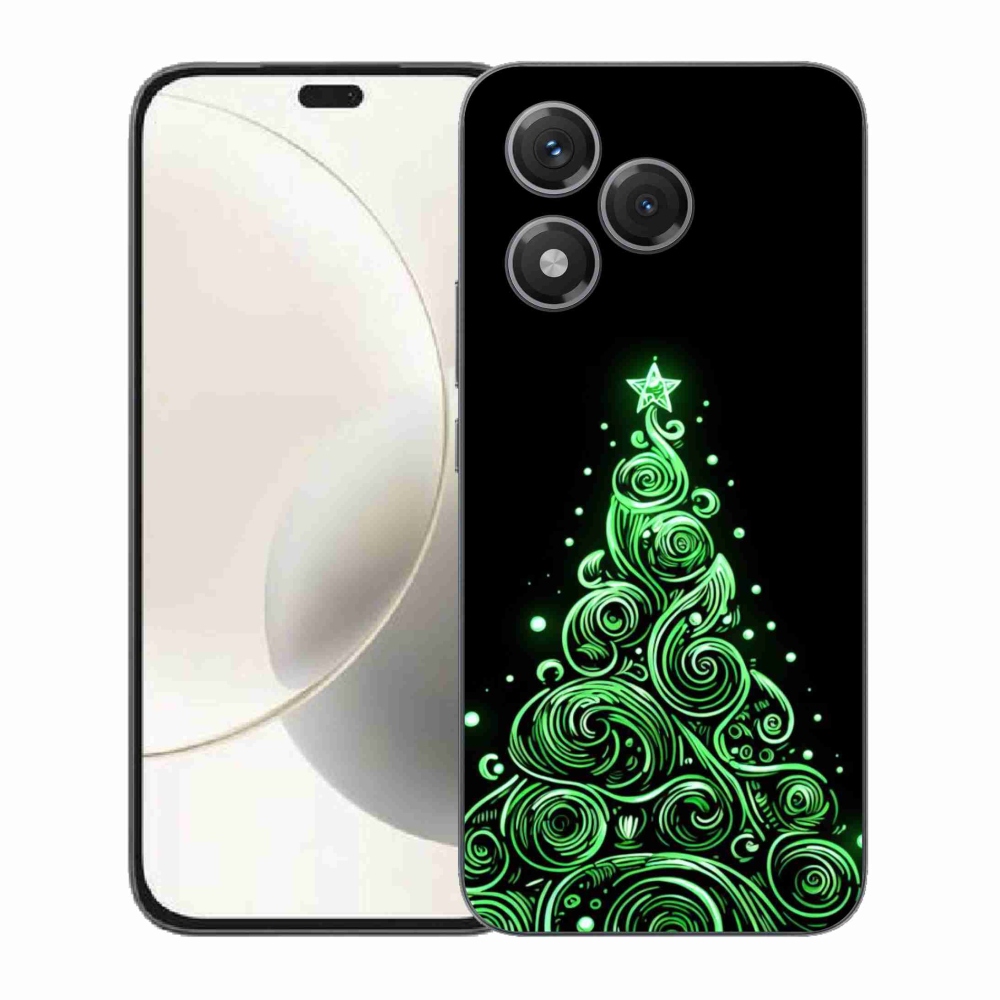 Gél borítás mmCase a Honor 400 Lite-hoz - neon karácsonyfa 3