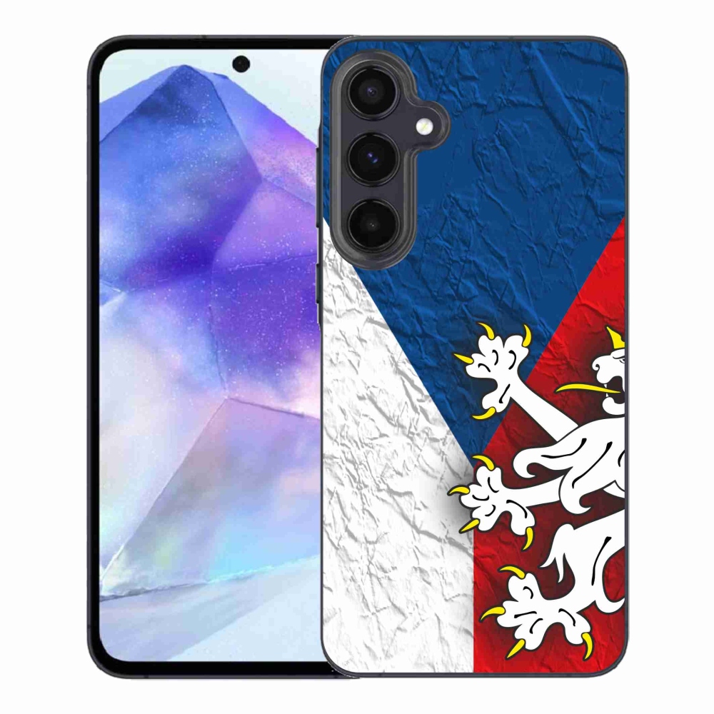 Gél védőhuzat mmCase Samsung Galaxy A55 5G - cseh zászló 1