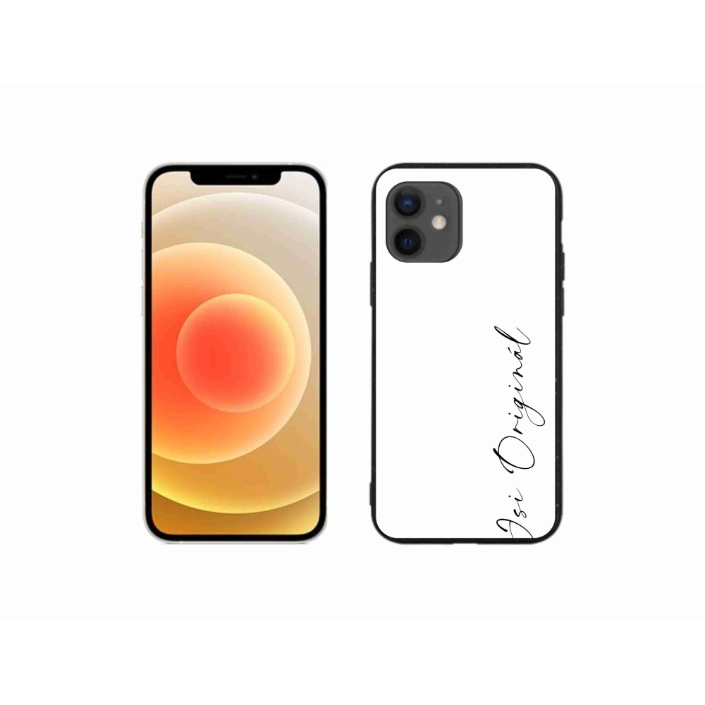 Gél borító mmCase iPhone 12 mini - te vagy az eredeti fehér háttér