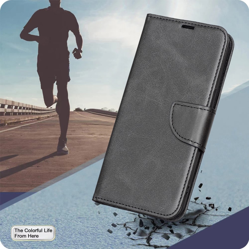 Könyves tok Samsung Galaxy S25 Edge készülékhez - fekete