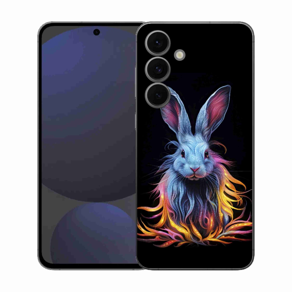 Zselés borítás mmCase Samsung Galaxy S25 FE - absztrakt nyúlhoz