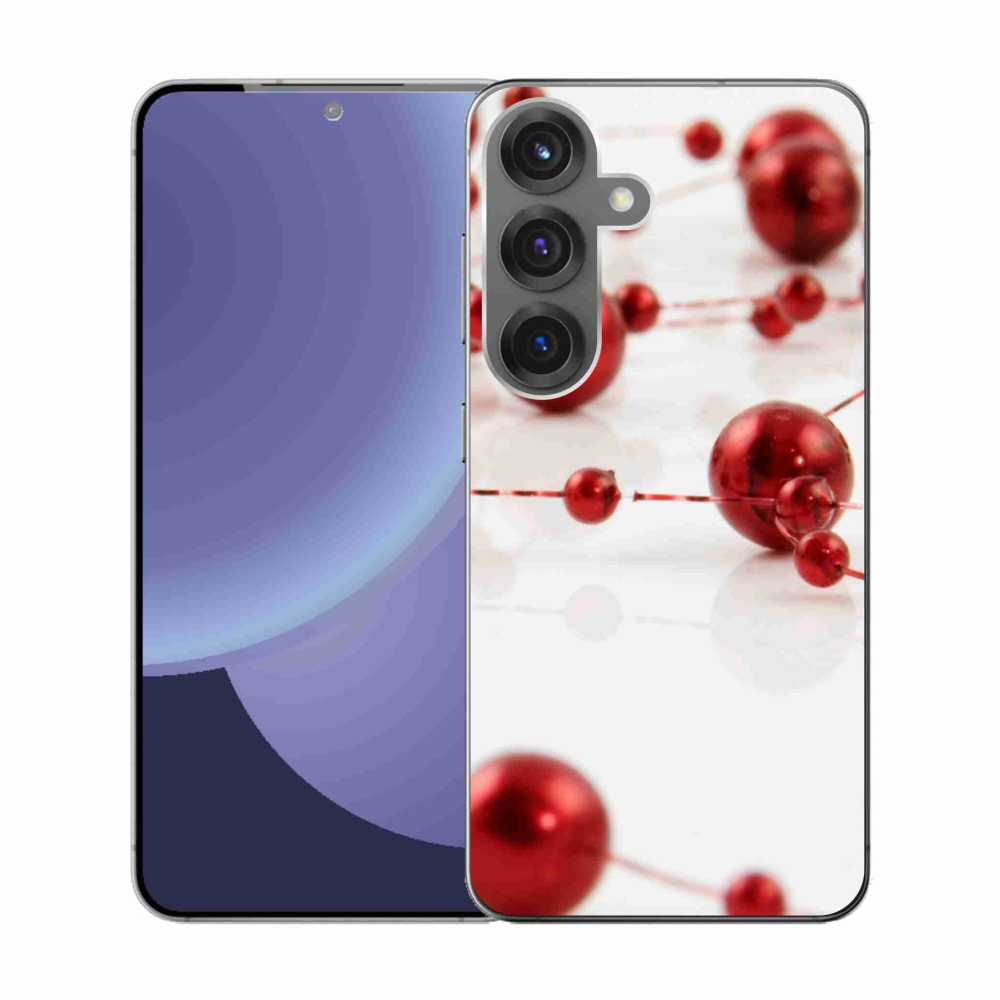 Gél borítás mmCase Samsung Galaxy S25 készülékhez - Karácsonyi lánc