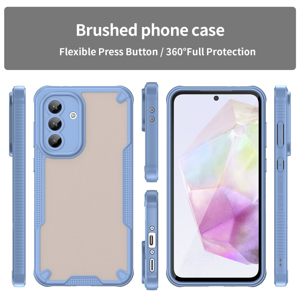 Fagyasztott tartós borítás Samsung Galaxy A56 5G készülékhez - kék