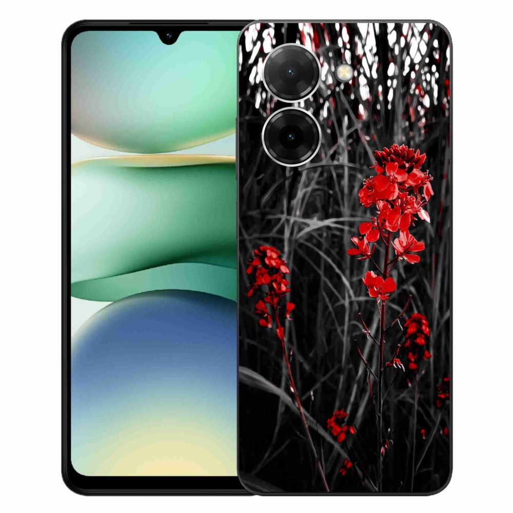 Gél borítás mmCase a Xiaomi Redmi A5 (171.7x77.8x8.3mm) - piros növényhez