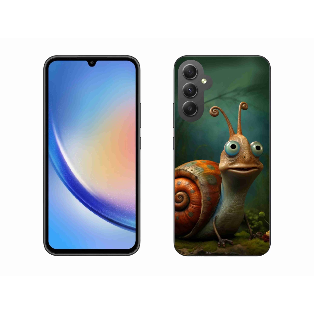 Zselés borítás mmCase Samsung Galaxy A34 5G - csiga