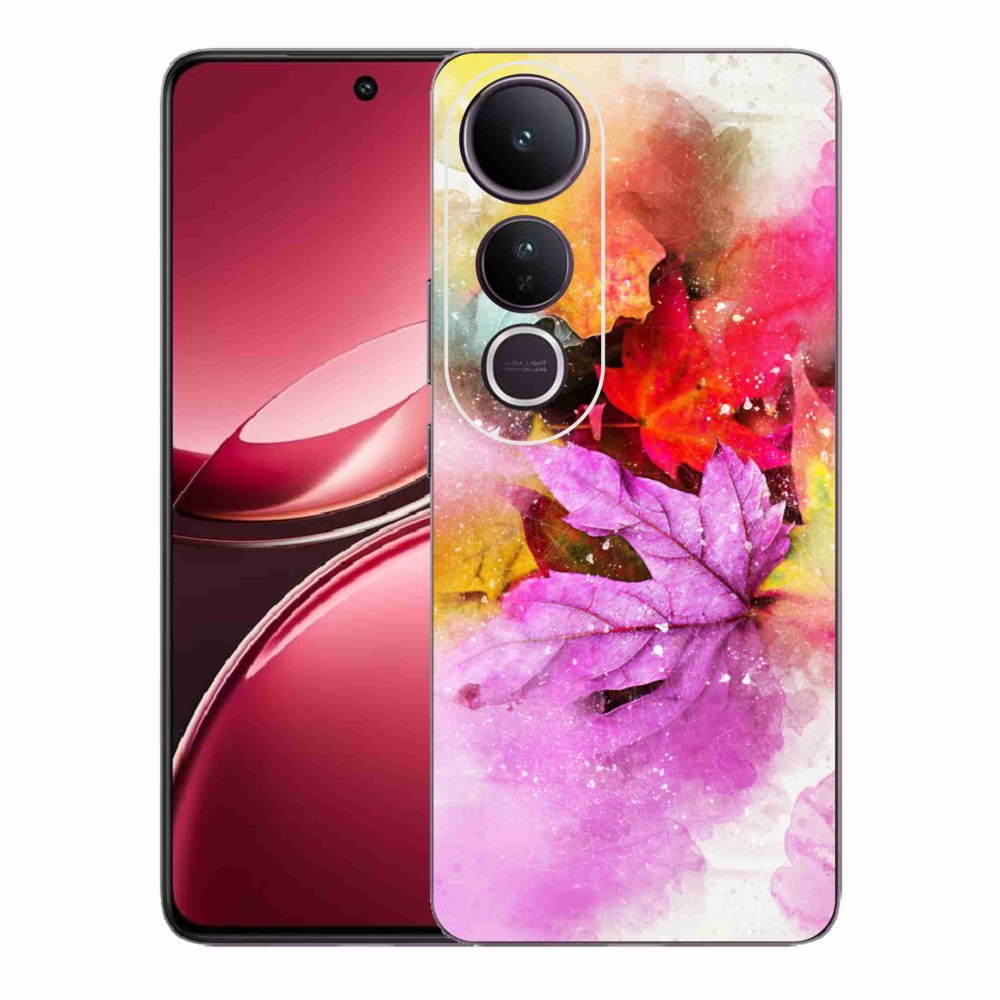 Gél borító mmCase a Vivo V50 Lite 4G/5G készülékhez - színes levelek