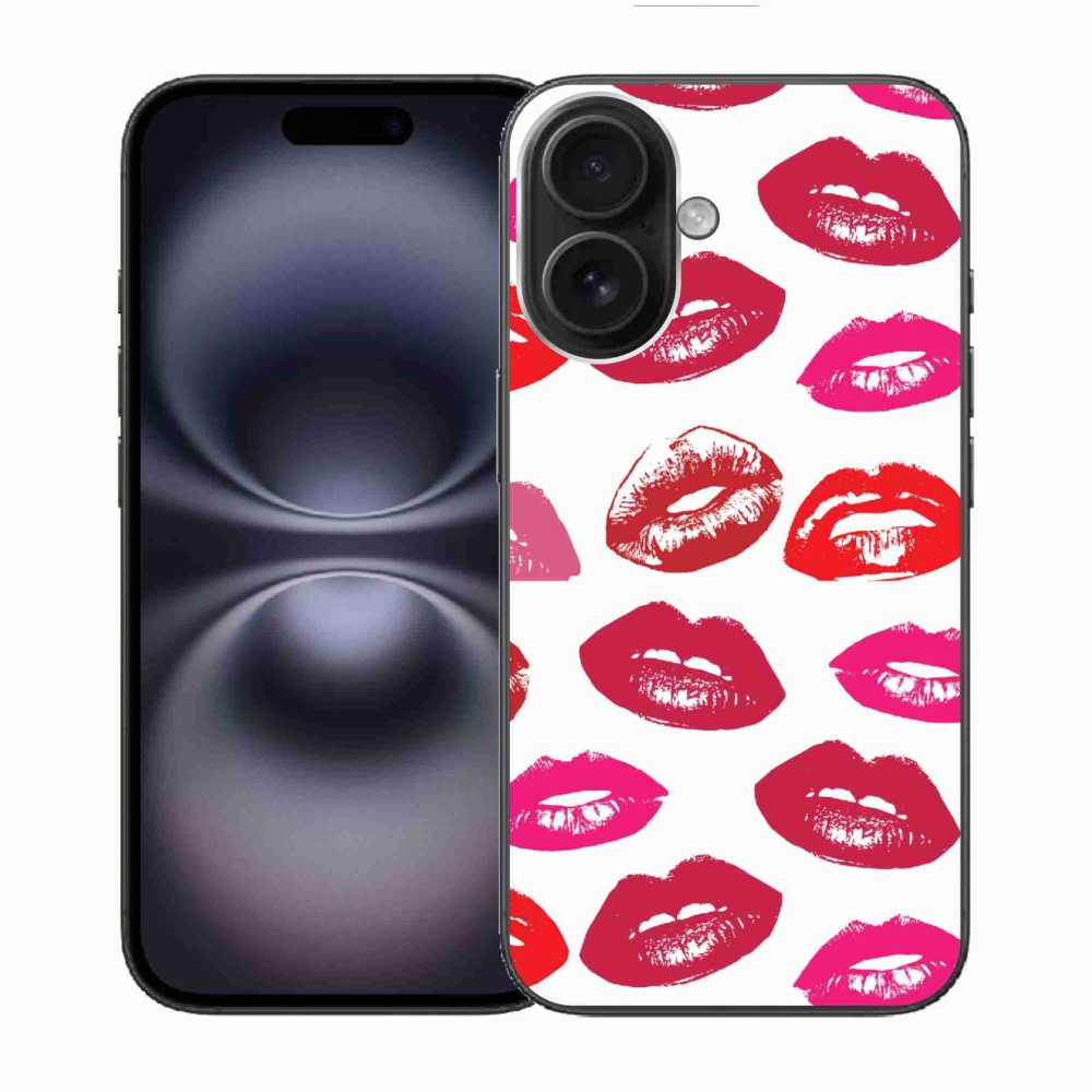 Zselés borítás mmCase iPhone 16 készülékhez - ajkak