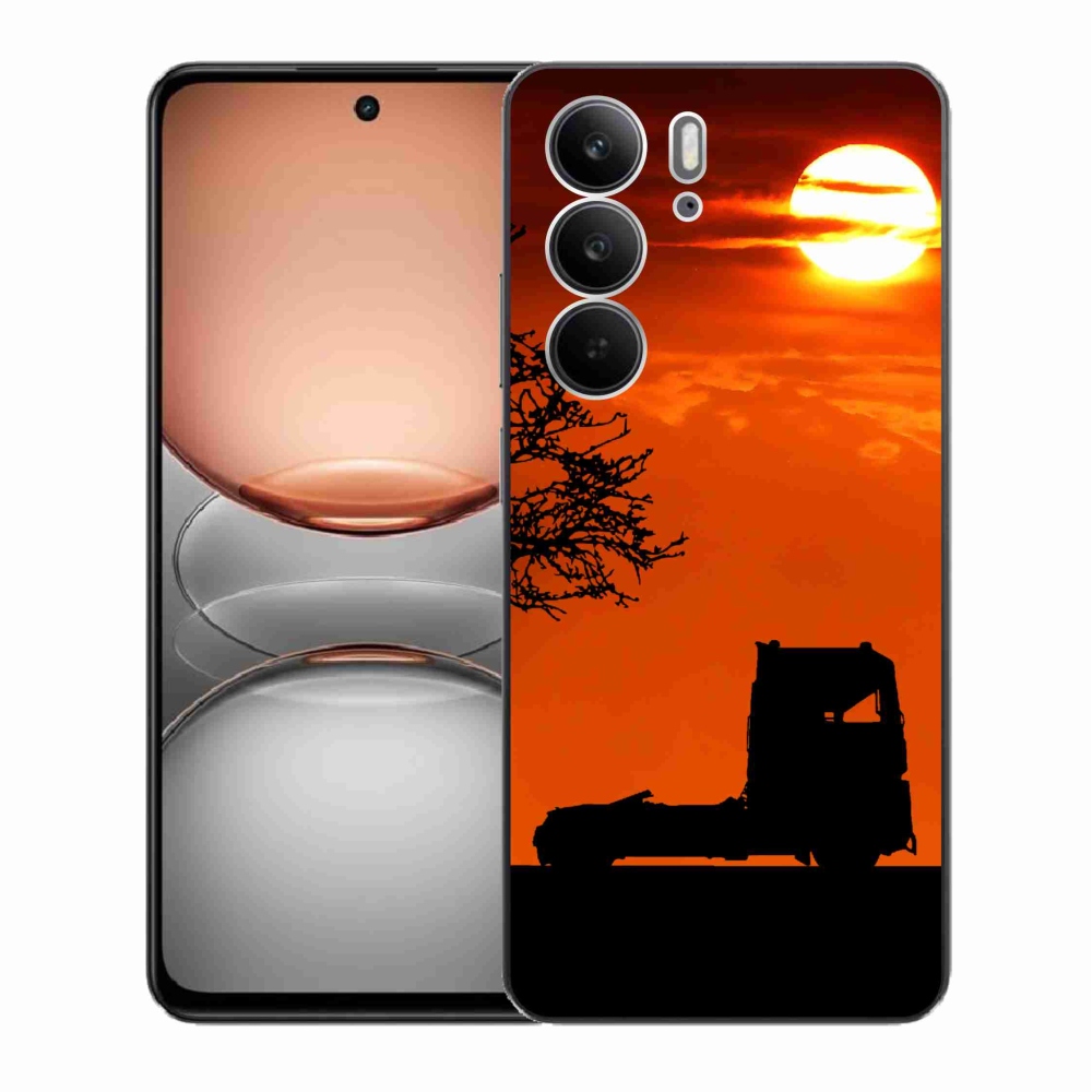 Gél borítás mmCase a Realme C75 készülékhez - teherautó 3