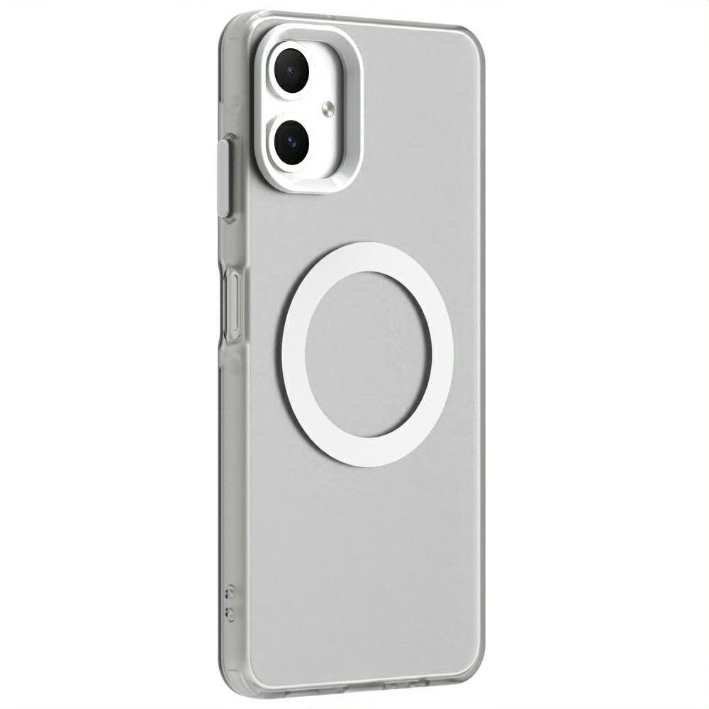 Candy zselés tok MagSafe-val a Samsung Galaxy A06 4G készülékre - fehér