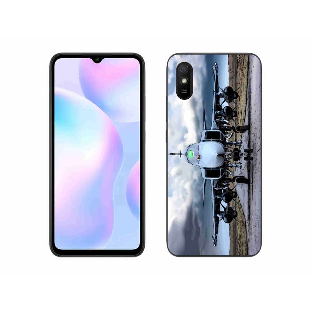 Gél borítás mmCase a Xiaomi Redmi 9AT számára - katonai repülőgépek