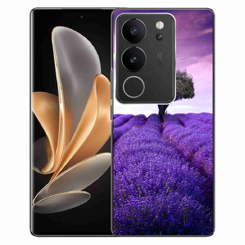 Zselés borítás mmCase a Vivo V29 5G készülékhez - levendula rét