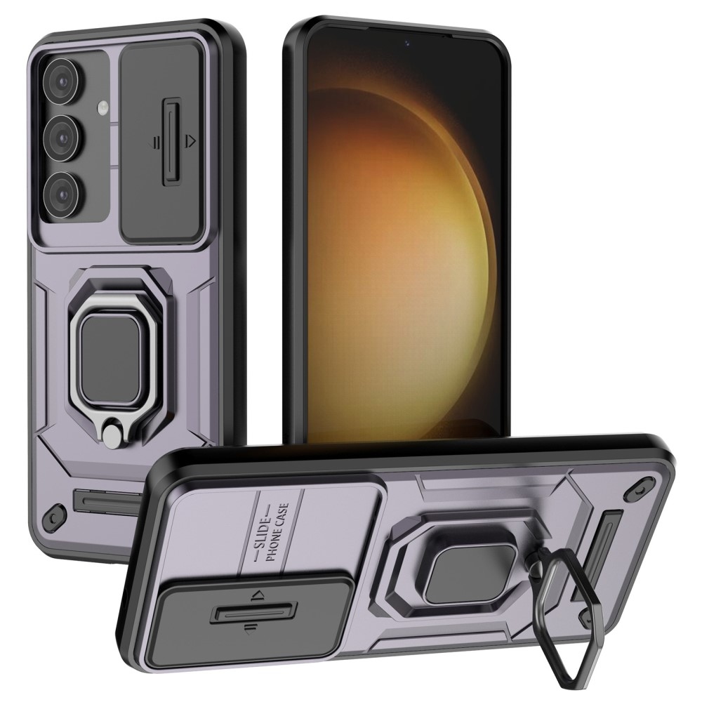 Lencseálló borítás Samsung Galaxy S25 készülékhez - lila