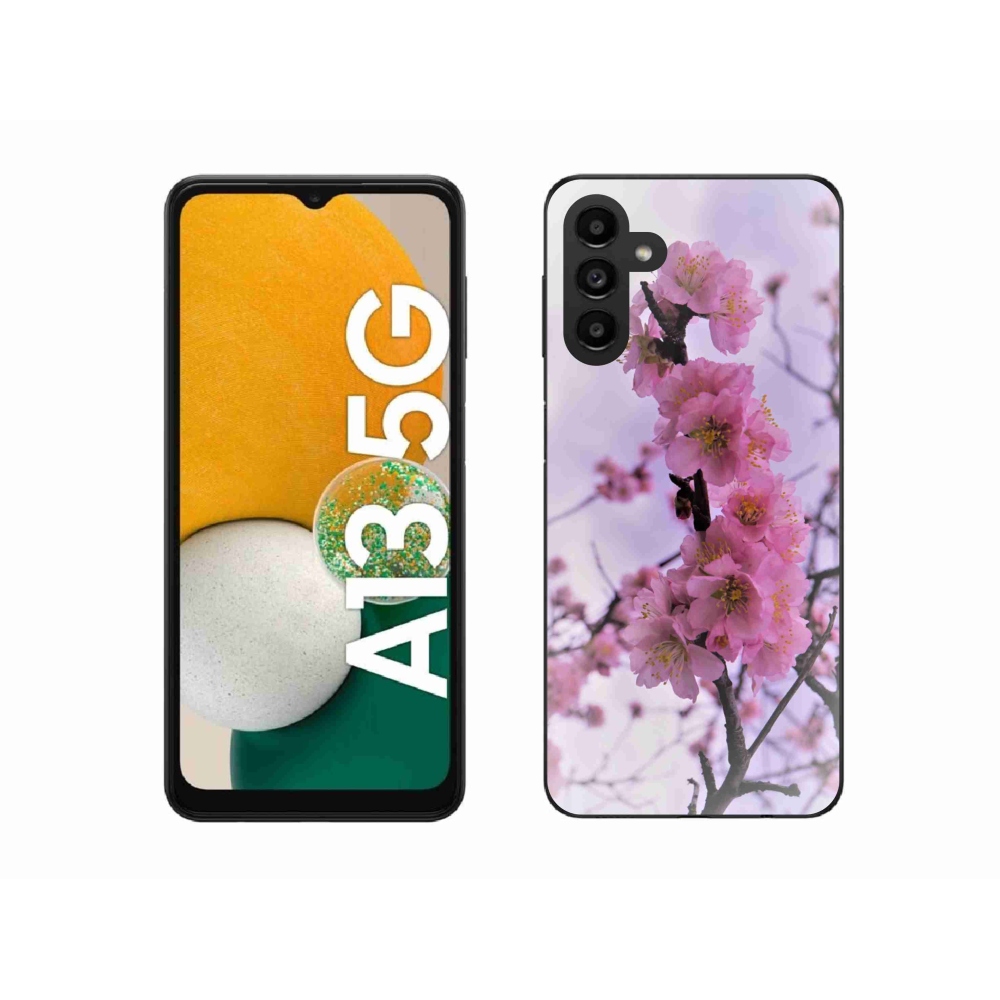 Gél borítás mmCase Samsung Galaxy A13 5G - virágok 7