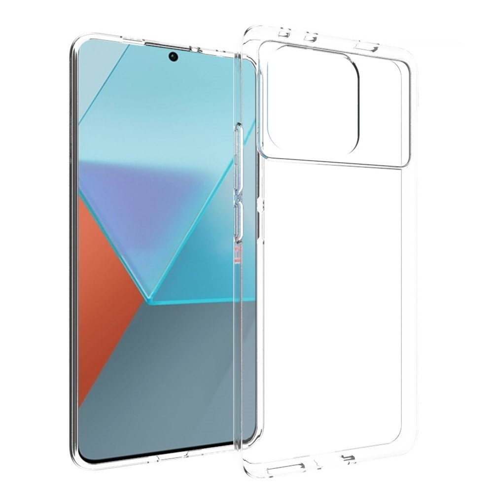 Átlátszó zselés tok a Xiaomi Poco X6 Pro 5G számára - átlátszó