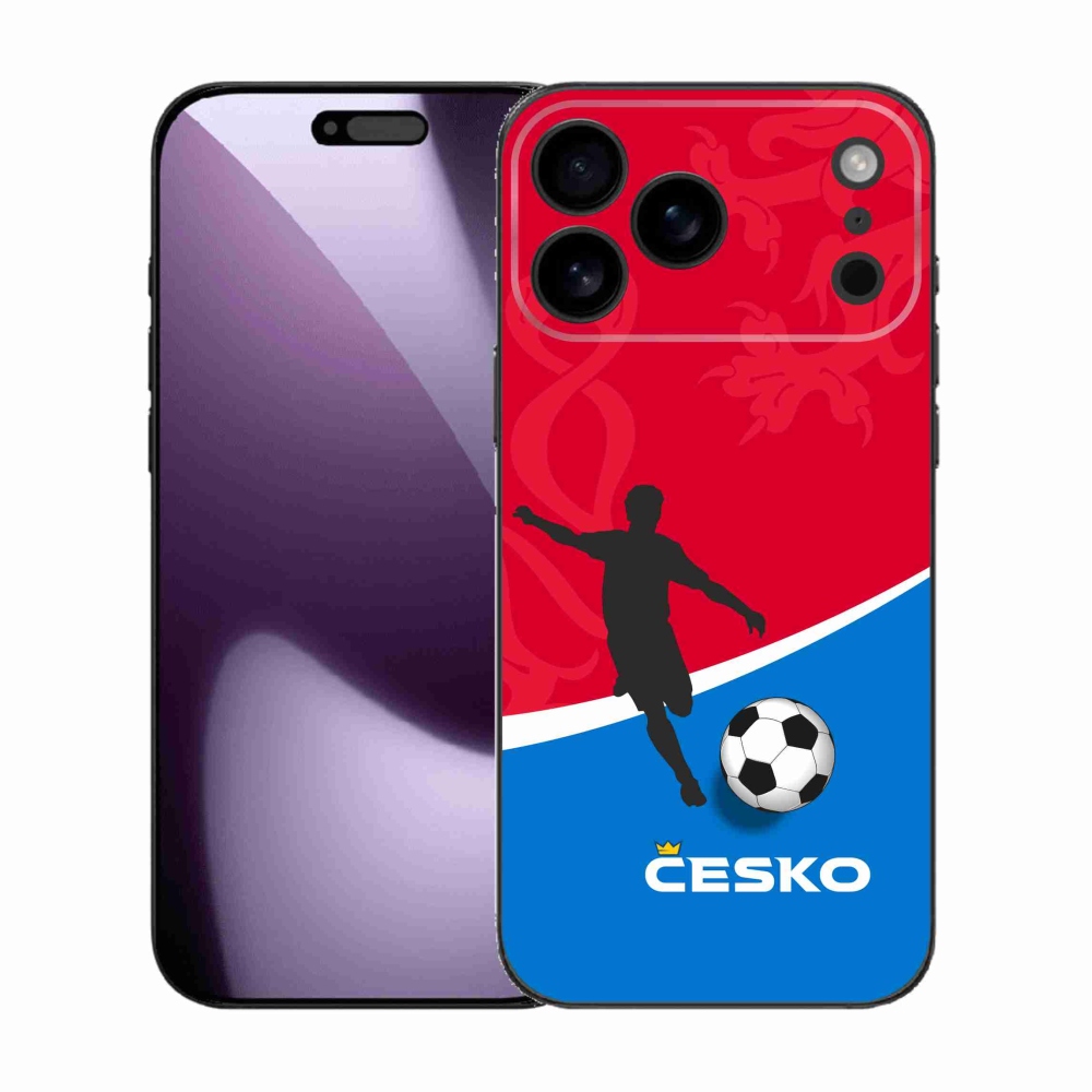 Gél védőburkolat mmCase iPhone 17 Pro Max készülékhez - futball Csehország
