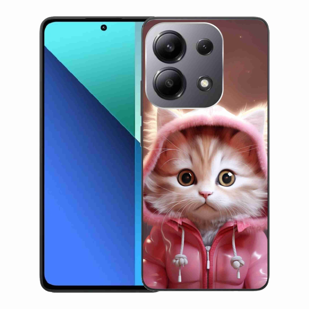 Gél borítás mmCase a Xiaomi Redmi Note 13-hoz - aranyos cica 3
