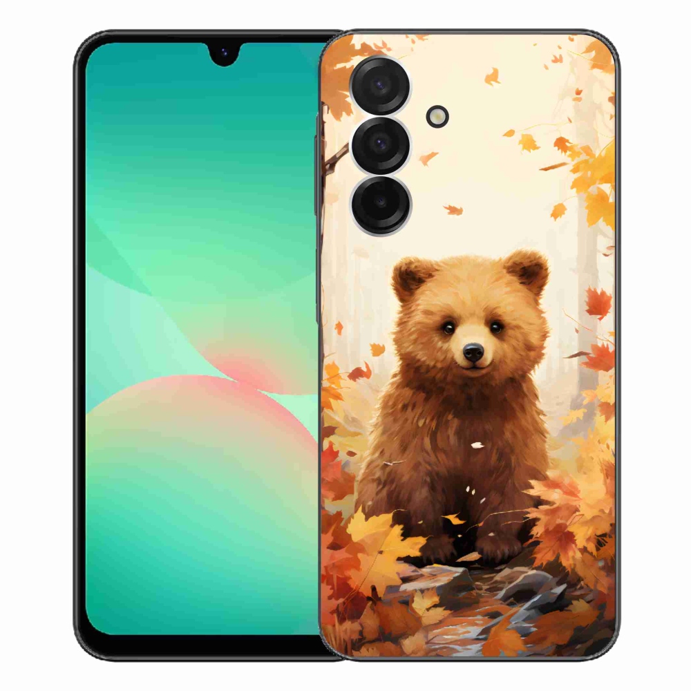 Zselés borítás mmCase Samsung Galaxy A26 5G - medve az erdőben