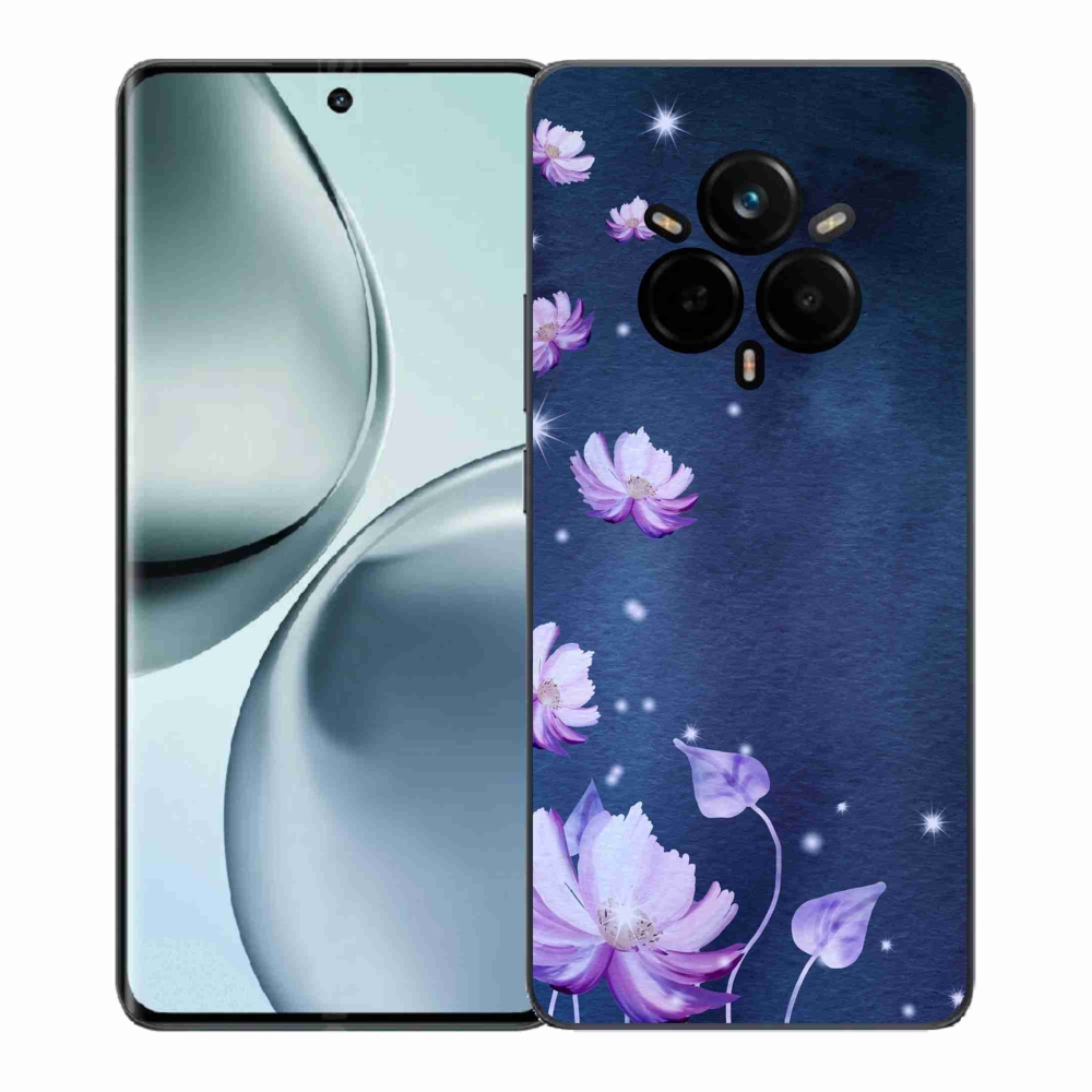 Gél borítás mmCase a Realme 14 Pro 5G készülékhez - hulló virágok