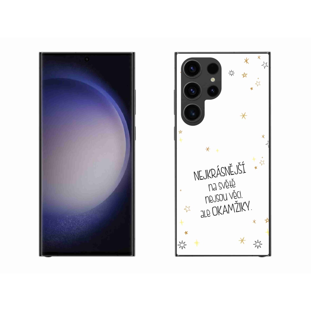 Gél borítás mmCase Samsung Galaxy S23 Ultra 5G - idézem 4 fehér háttér