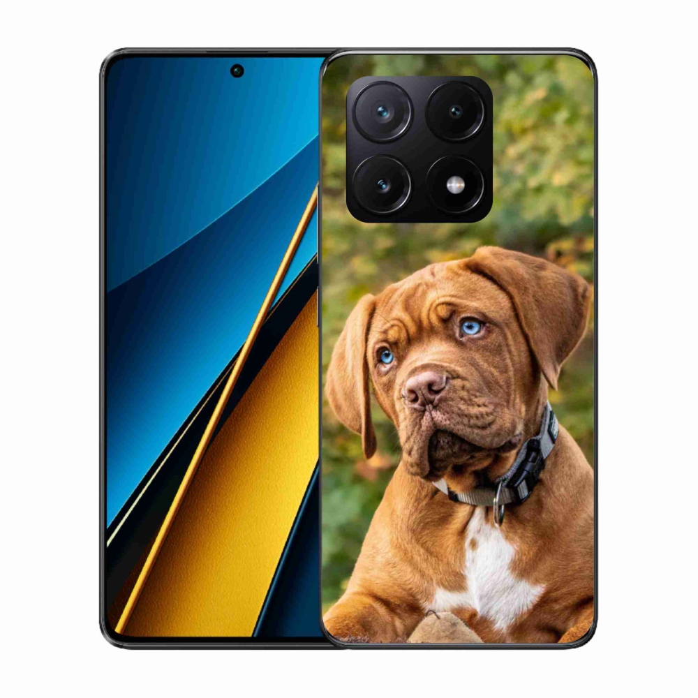 Gél borítás mmCase a Xiaomi Poco X6 Pro 5G számára - kölyökkutyakék