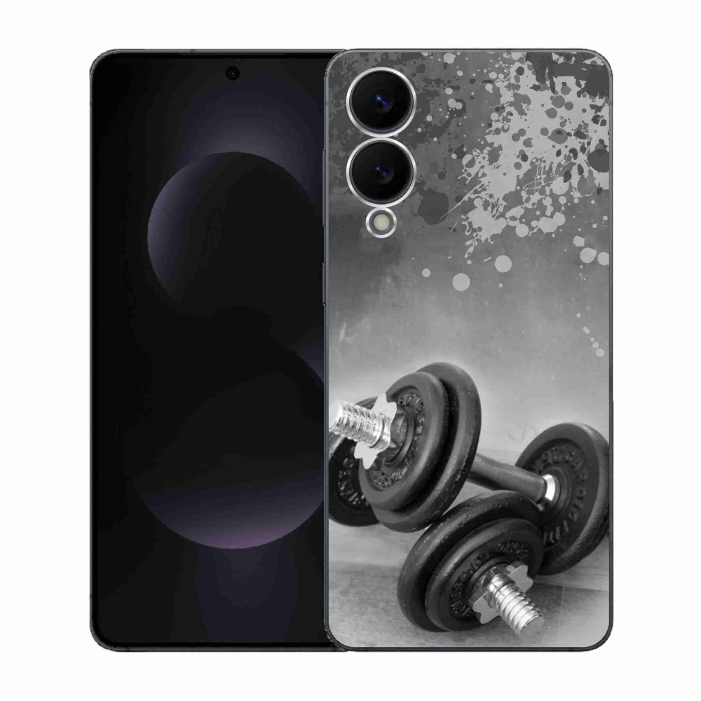 Zselés borítás mmCase Samsung Galaxy S25 Edge készülékhez - súlyzók 1