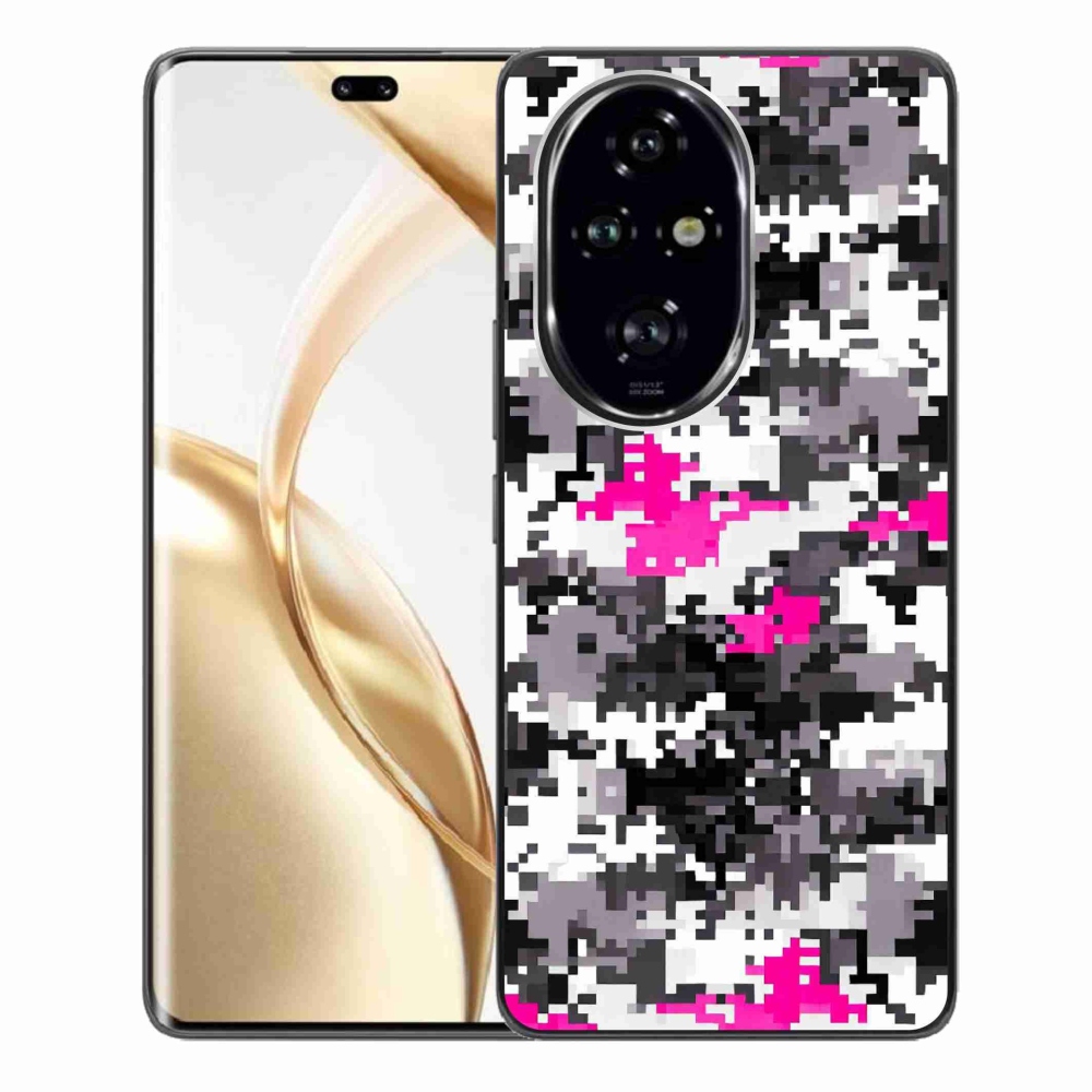 Zselés borítás mmCase a Honor 200 Pro 5G számára - álcázó minta 4