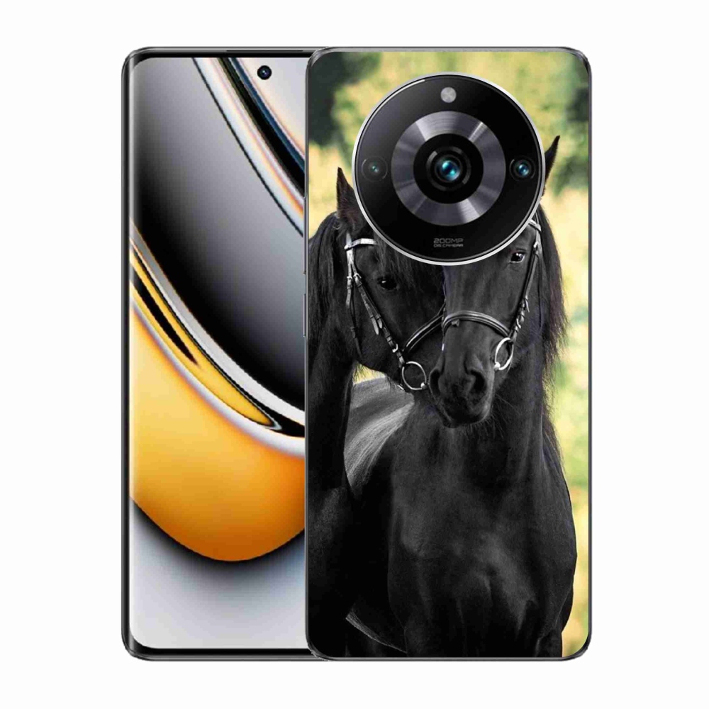 Zselés borítás mmCase a Realme 11 Pro/11 Pro+ készülékhez - két fekete ló
