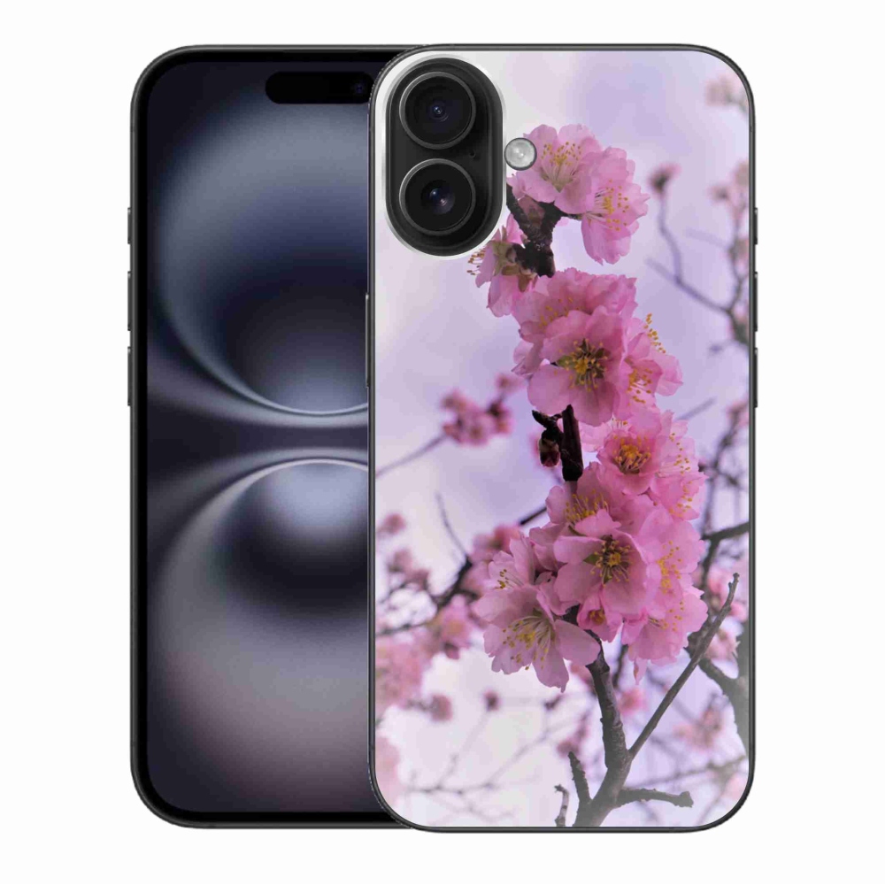 Gél borítás mmCase iPhone 16 Plus készülékhez - virágok 7