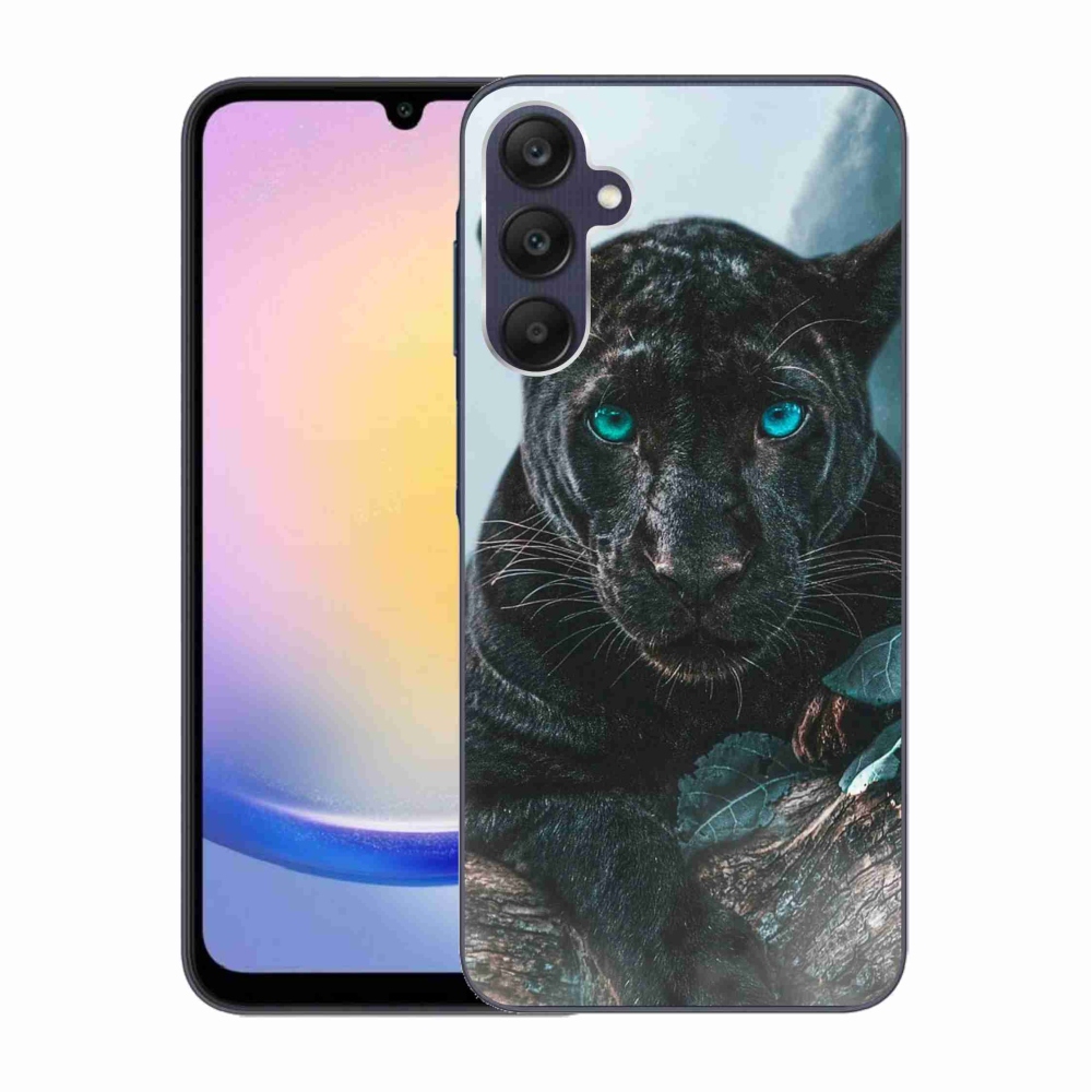 Gél védőhuzat mmCase Samsung Galaxy A25 5G - fekete párduc