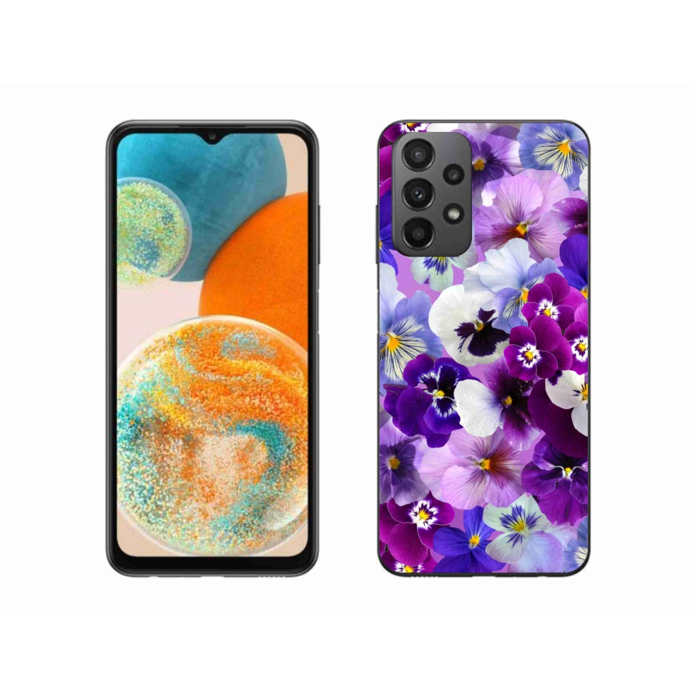 Gél borító mmCase Samsung Galaxy A23 4G/5G - virágok 9