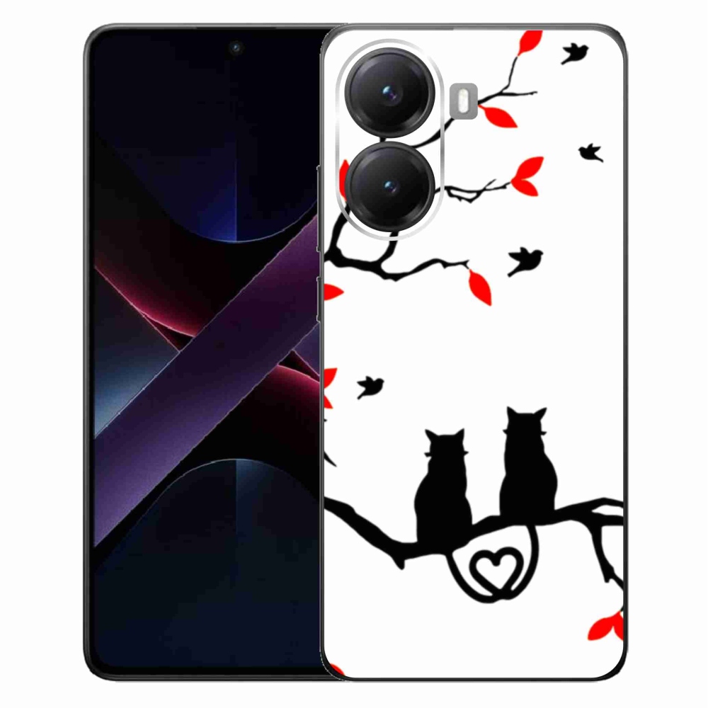 Gél borítás mmCase a Xiaomi Poco X7 Pro 5G számára - macskaszerelem