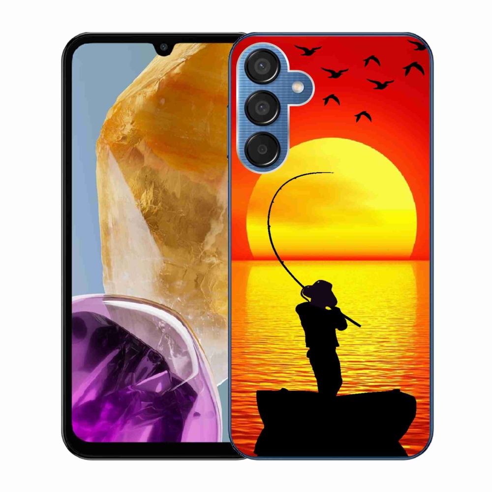 Zselés borítás mmCase Samsung Galaxy M15 5G - halászat