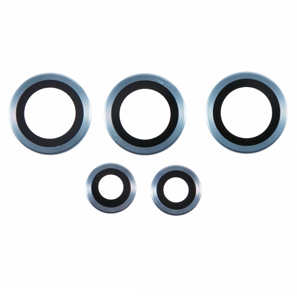 Fém kamera lencse üveg Samsung Galaxy S25 Ultra (3 különálló üveg) - kék