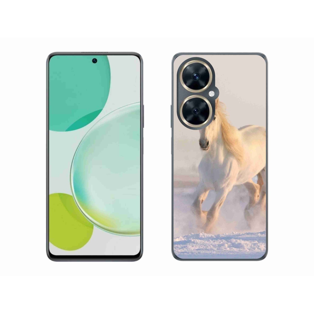 Gél tok mmCase a Huawei Nova 11i számára - ló a hóban
