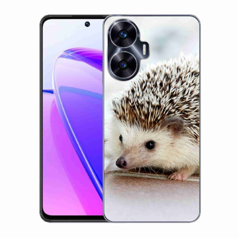 Zselés borítás mmCase a Realme C55 készülékhez - süni