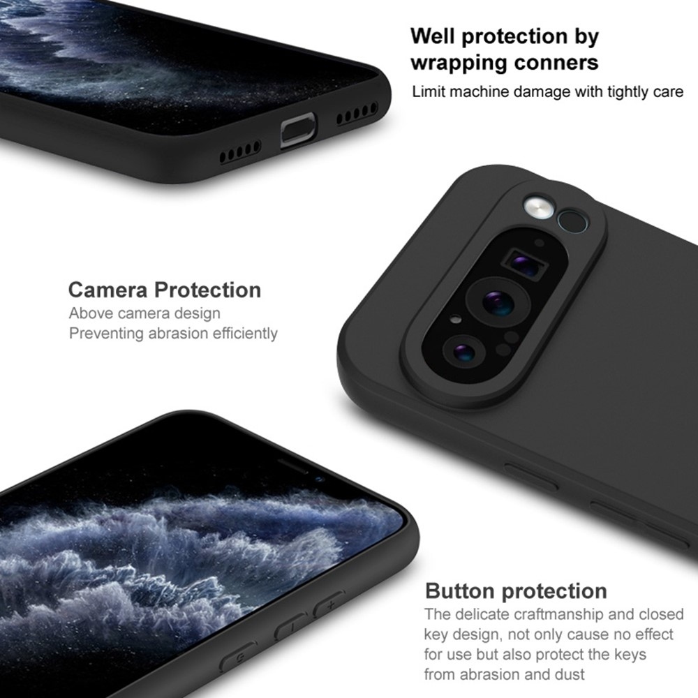 IMK zselés tok Google Pixel 9 Pro XL-hez - fekete