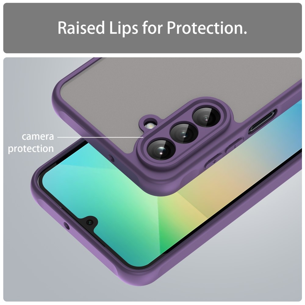 Zselés tok kemény hátlappal Samsung Galaxy A26 5G - lila