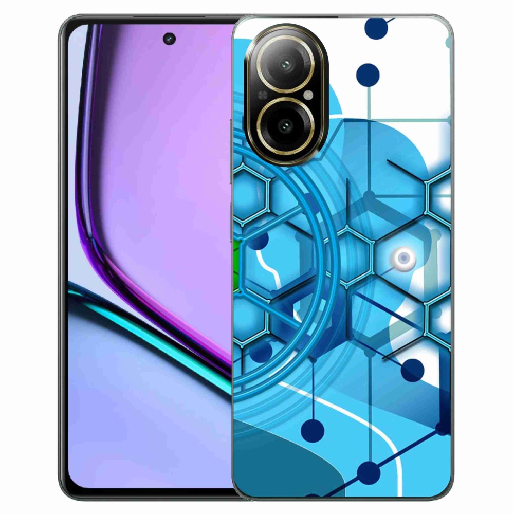 Gél borítás mmCase a Realme C67 készülékhez - absztrakt minta 2