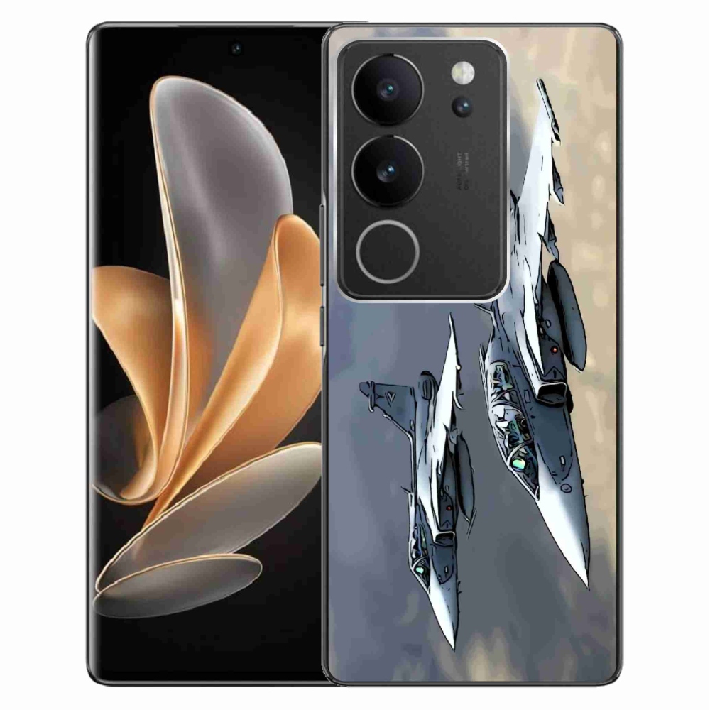Gél borító mmCase a Vivo V29 5G-hez - vadászrepülők