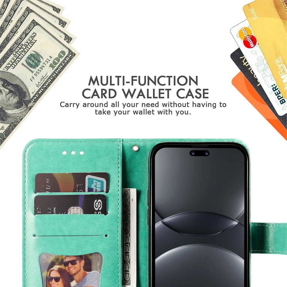 Mandala könyv tok a Huawei Nova 13 Pro 5G-hez - teáskék színben