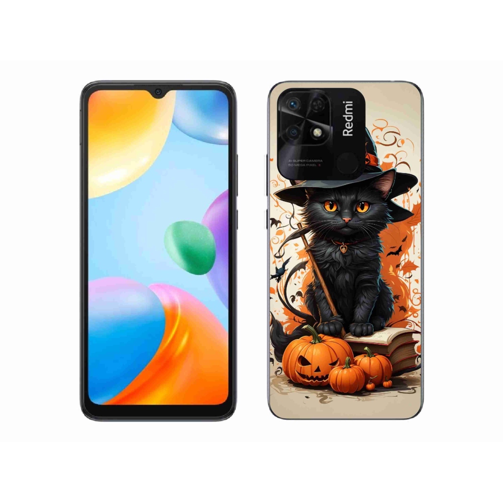 Gél borítás mmCase a Xiaomi Redmi 10C-hez - macskavarázsló